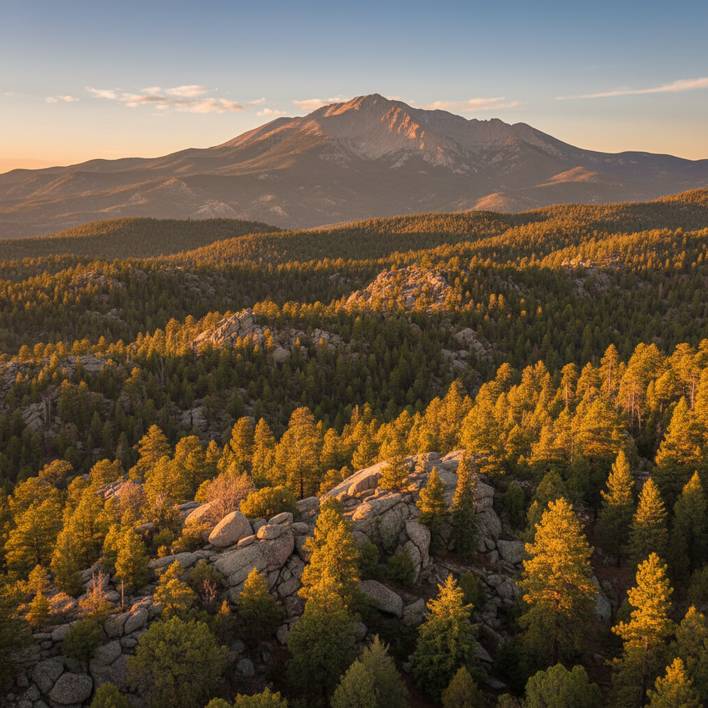 Colorado Front Range foothills landscape near Colorado Springs